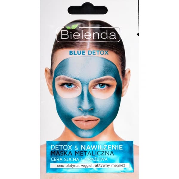 Bielenda Blue Detox - Méregtelenítő Pakolás/Maszk Száraz és Érzékeny Bőrre 8g